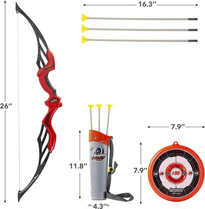 TOOBIL Archery Bow and Toy Set with Target multicolor
