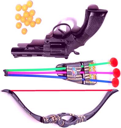 Dynamic Retail Global Gun Toys for Boys With Bullets, Archery Bow & Arrows, Blaster Guns & Darts PI539 Guns & Darts