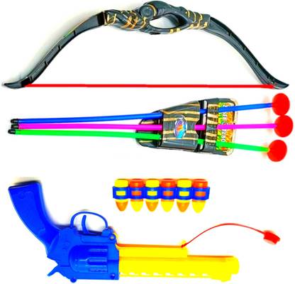 Dynamic Retail Global Gun Toys for Boys With Bullets, Archery Bow & Arrows, Blaster Guns Darts ZS19 Guns & Darts