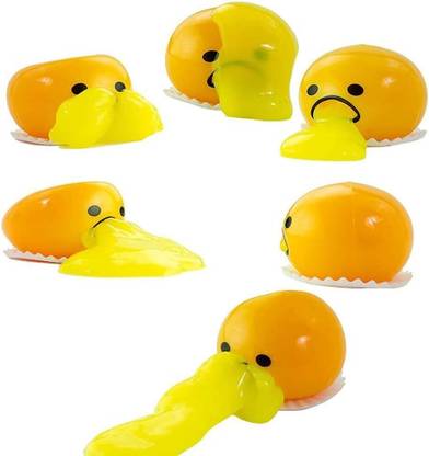 Finzatik Vomiting & Relieve Stress Spit Egg Yolk, Slime Making Kit for kids Squash