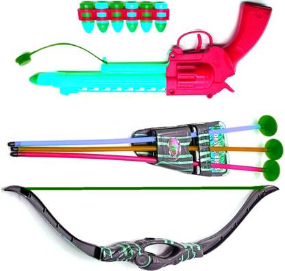 Dynamic Retail Global Gun Toys for Boys With Bullets, Archery Bow & Arrows, Blaster Guns Darts ZS371 Guns & Darts