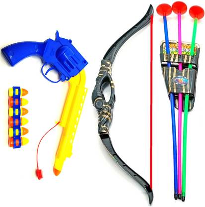 Dynamic Retail Global Gun Toys for Boys With Bullets, Archery Bow & Arrows, Blaster Guns Darts ZS779 Guns & Darts