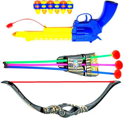 Dynamic Retail Global Gun Toys for Boys With Bullets, Archery Bow & Arrows, Blaster Guns Darts ZS431 Guns & Darts