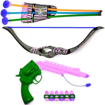 Dynamic Retail Global Gun Toys for Boys With Bullets, Archery Bow & Arrows, Blaster Guns Darts ZS753 Guns & Darts