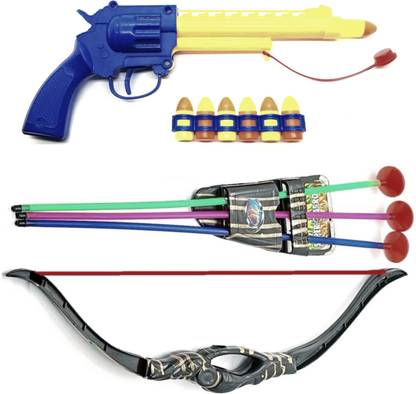 Dynamic Retail Global Gun Toys for Boys With Bullets, Archery Bow & Arrows, Blaster Guns Darts ZS221 Guns & Darts