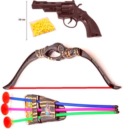 Dynamic Retail Global Gun Toys for Boys With Bullets, Archery Bow & Arrows, Blaster Guns & Darts PI274 Guns & Darts