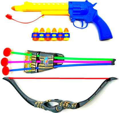 Dynamic Retail Global Gun Toys for Boys With Bullets, Archery Bow & Arrows, Blaster Guns Darts ZS214 Guns & Darts