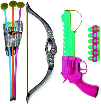 Dynamic Retail Global Gun Toys for Boys With Bullets, Blaster Pistol Shooting Darts Set Kids FK833 Guns & Darts