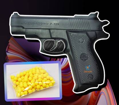 Shivsoft Real battle Pubg toy weapon plastic gun with 6 mm bullets P729-302 Guns & Darts