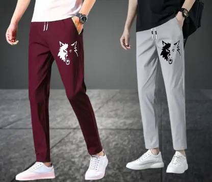 Printed Men Multicolor Track Pants