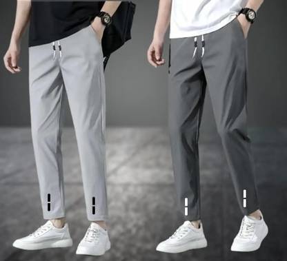 Solid Men Multicolor Track Pants