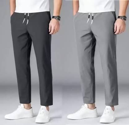 Solid Men Multicolor Track Pants