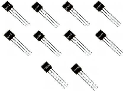 DIYtronics 10 Pcs Bc 547 General Purpose NPN Transistor DC Current Gain : 800 NPN Transistor