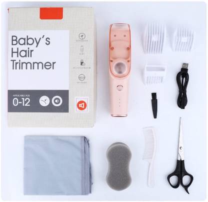 Foschini Low Noise Cordless Mini Vacuum Kid Hair Trimmer Rechargeable Trimmer 45 min  Runtime 3 Length Settings