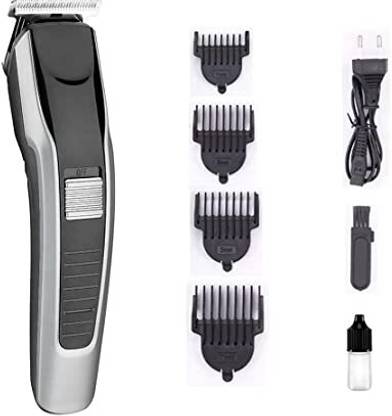 Nka 538 Original Rechargeable Cordless Premium Quality Hair Trimmer 60 min  Runtime 4 Length Settings
