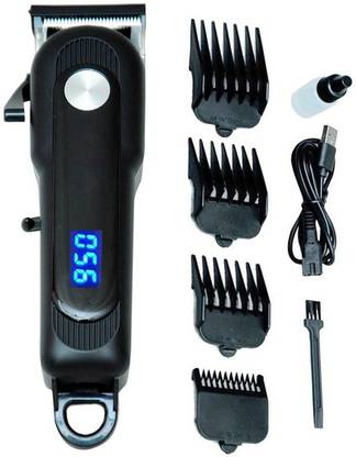 Drake KB-908 Cordless Professional LED Display 3 Hours USB Charging Hair Clipper Trimmer 180 min  Runtime 15 Length Settings