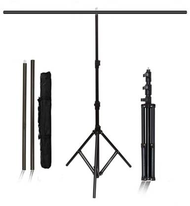 MVPRO T-Shape Backdrop Stand Kit 6ft x 9ft : Adjustable Portable Photo Backdrop Tripod Kit