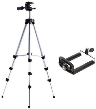 SANNO WORLD Camera 3110 Tripod Stand Mobile Phone Mini Portable Aluminum Tripod with Tripod, Tripod Kit, Tripod Ball Head