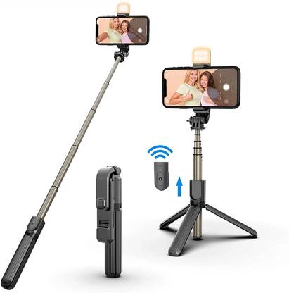 RENTOOR Best Buy 3-in-1 Multifunctional Selfie Stick Mobile Stand Compatible All Phones Tripod, Tripod Kit