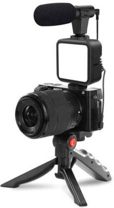 Planetoid Vlogging Kit for Video Making Mic Tripod Stand LED Light Tripod Kit