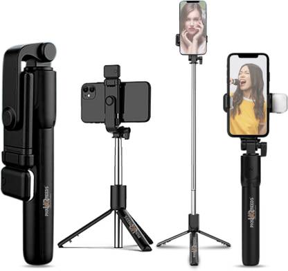 CHG Best sale R1s Wireless Selfie Stick Stand Remote Flash Light All SmartZ27 Tripod Ball Head