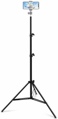 Treadmill Professional Heavy Duty Big Tripod Stand 7 Feet Tripod Stand Combo for YouTube Tiktok MX Taka tak Instagram Reels Video Shoot Live Stream Makeup & Vlogging & Mobile Phone Camera Tripod, Tripod Kit, Tripod Bracket