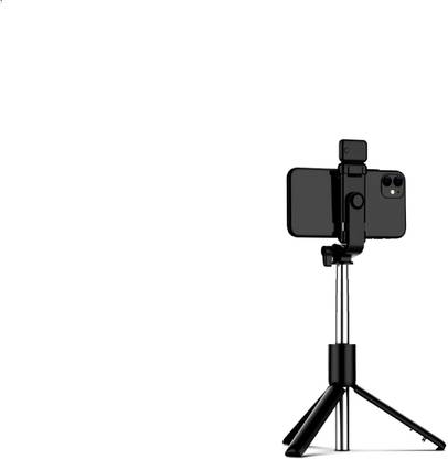 DHAN GRD R1S bt Selfie Sticks with Remote and Selfie Light, 3-in-1 Tripod Stand Monopod, Monopod Kit, Tripod, Tripod Kit