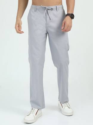 Bellaciao Clothings Co Relaxed Men Light Blue Trousers