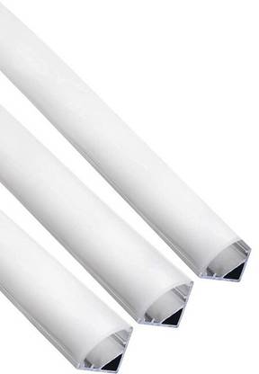 ENYA LIGHTING SOLUTIONS Aluminium Corner Profile/Channel (1 Meter, Pack of 3, Without Strip Light) 0 W 15 cm Tube Light