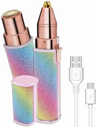 CHG Rechargeable Eyebrow Trimmer & Facial Hair Remover 2 in 1 Painless Eyebrow Razor Eyebrow Thread