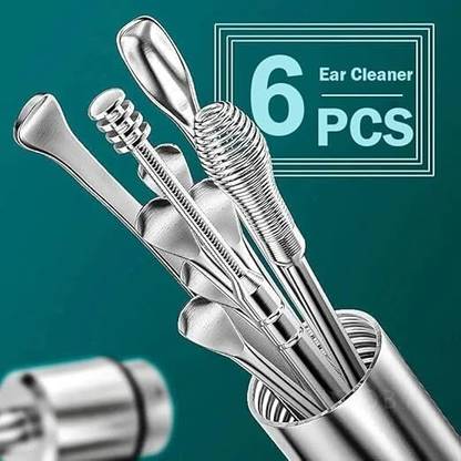 SELL QUICKER Ear Wax Cleaner Set, Ear Wax Remover Stainless Steel Tool Kit