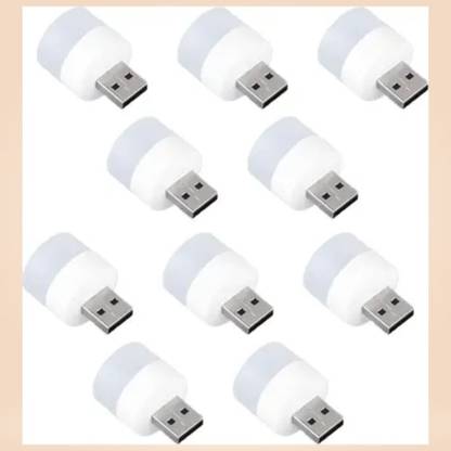 justcellz Energy Efficient Soft Glow Lamp for Multiple Devices Portable USB LED Night Light – Mini Plug-and-Play Lamp for Laptops Led Light