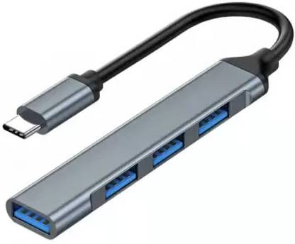 APNA KANHA 4-Port Hub For Only Type C Phone ,Type C USB Hub