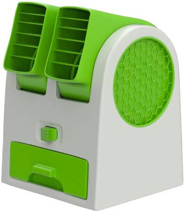IMMUTABLE Portable Dual Bladeless Mini Cooler Desktop Table Fan Small Water Air ece29 Portable Dual Bladeless Mini Cooler Desktop Table Fan Small Water Air ece29 USB Air Cooler