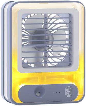 ENMORA Misting Small Fan with Mist LED Light,Electric Battery Operated AQW7 Misting Small Fan with Mist LED Light,Electric Battery Operated AQW7 USB Fan