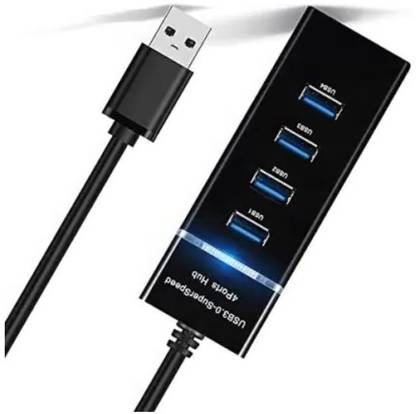 BSVR Portable Mini USB HUB 4 Port SuperSpeed 3.0 Led Indication For Laptop, PC _92 USB HUB 4 PORT_51 USB Hub