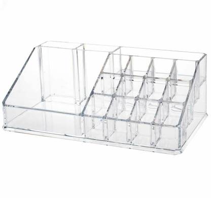 Adhunyk 16 Sections Cosmetic Lipstick Makeup,Nail Polish and Lipsticks Organiser lipstic holder Vanity Box