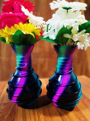 Regina Flora Midnight 3D Vase Glass Vase