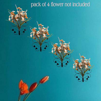 ISHA TOUCH METAL KING RA Touch Vase-Combo of 4 wall hanging flower Vase Iron Vase