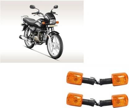 RIDIFY Front, Rear, Side Incandescent Indicator Light for Hero Splendor Plus