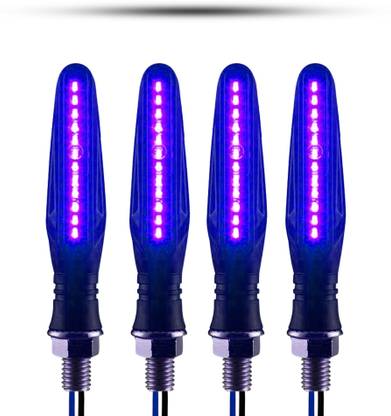 Rhtdm Front, Rear, Side LED Indicator Light for Universal For Bike Universal For Bike