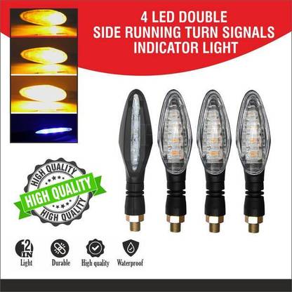 TRYFLY Rear, Side LED Indicator Light for Universal For Bike Universal For Bike