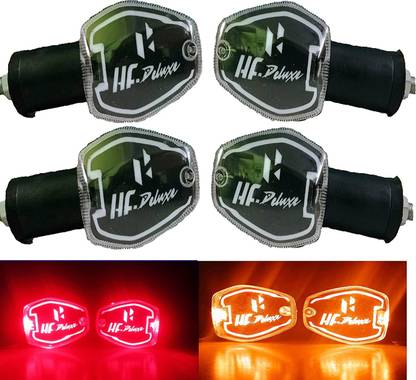 SGENTERPRISES Front, Rear, Side LED Indicator Light for Hero HF Deluxe