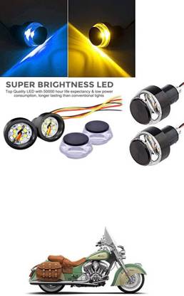 Etradezone Bike Indicator Light/Handle Light For Chief Vintage Indicator Light Motorbike LED for Indian (12 V, 24 W)