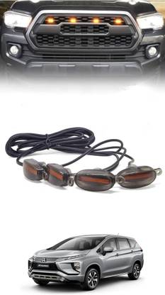 Etradezone 4 Pieces Smoked LED Lens Front Grille Running Light Xpander Car Fancy Lights