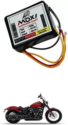 E-Shoppe 16 Different Pattern Flasher Relay for LED& Bulb Indicators For Street Bob Indicator Light Motorbike LED for Harley Davidson (12 V, 24 W)