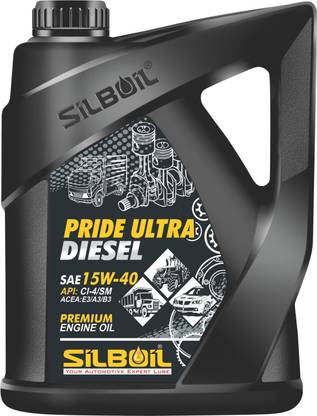 SILBOIL PRIDE ULTRA DIESEL 15W-40 CI-4/SM PREMIUM Full-Synthetic Engine Oil