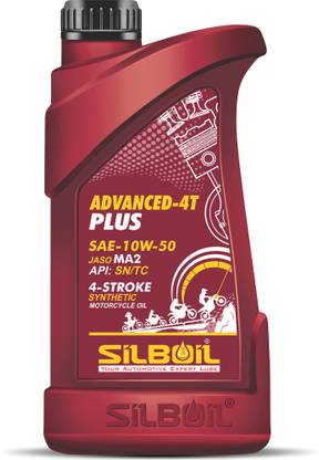 SILBOIL ADVANCED 4T -PLUS 10W-50 ( API: SN/TC) ( JASO: MA-2) High Performance Full-Synthetic Engine Oil