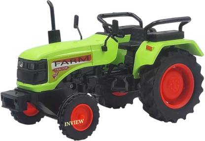 Shree Jee POPULAR TRACTOR PULL BACK ACTION (GREEN)PACK OF 1