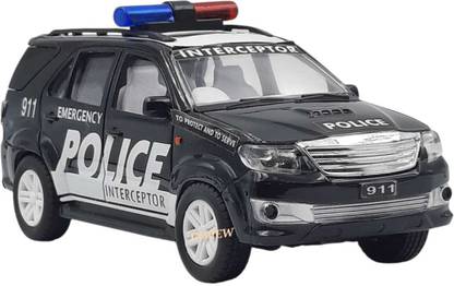 Shree Jee POLICE INTERCEPTOR CAR TOY WITH ROOF LIGHT